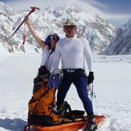 Misty Raney with her father.